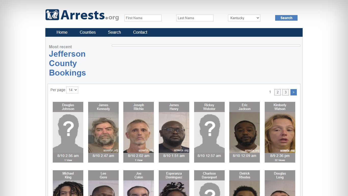 Jefferson County Arrests and Inmate Search